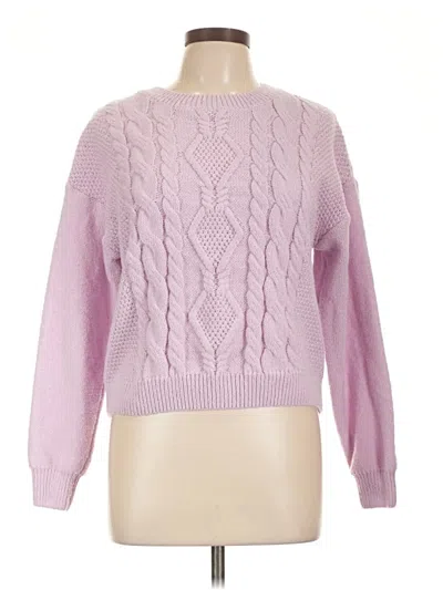 Pre-owned Shein Pullover Sweater In Pink