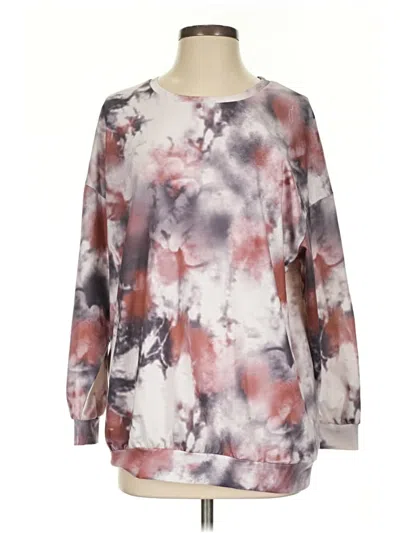 Pre-owned Shein Pullover Sweater In Pink