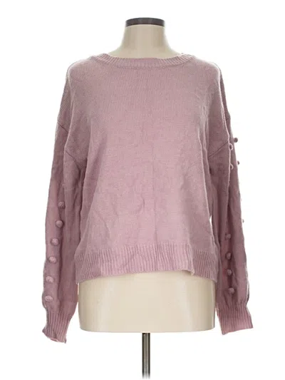 Pre-owned Shein Pullover Sweater In Pink