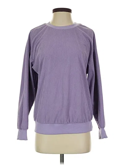 Pre-owned Shein Pullover Sweater In Purple