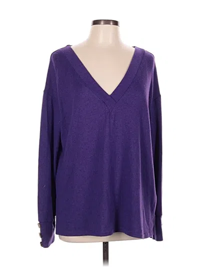 Pre-owned Shein Pullover Sweater In Purple