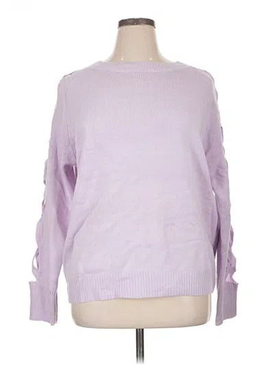 Pre-owned Shein Pullover Sweater In Purple
