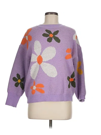 Pre-owned Shein Pullover Sweater In Purple
