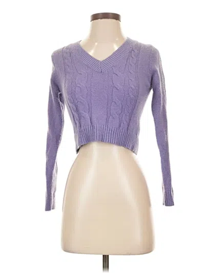 Pre-owned Shein Pullover Sweater In Purple