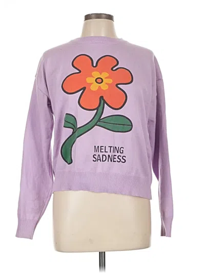 Pre-owned Shein Pullover Sweater In Purple