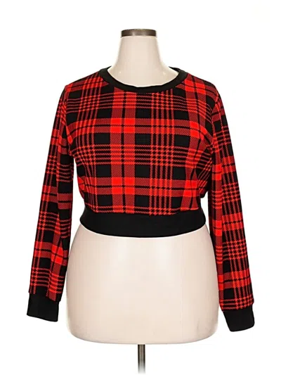 Pre-owned Shein Pullover Sweater In Red