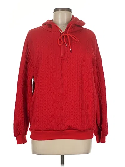 Pre-owned Shein Pullover Sweater In Red