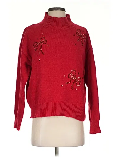 Pre-owned Shein Pullover Sweater In Red