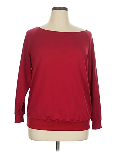 Pre-owned Shein Pullover Sweater In Red