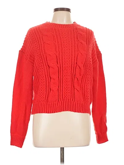 Pre-owned Shein Pullover Sweater In Red