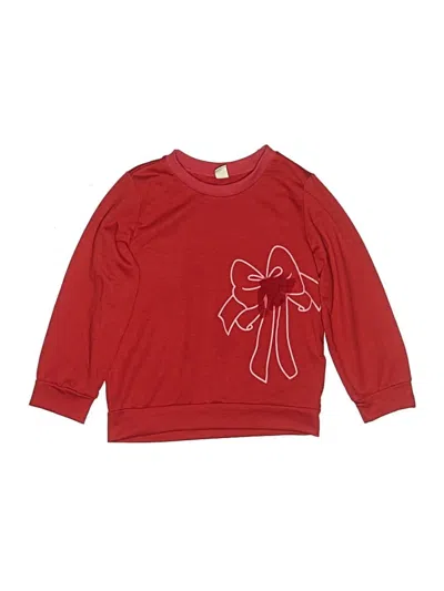 Pre-owned Shein Kids' Pullover Sweater In Red