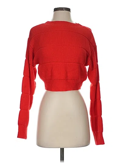 Pre-owned Shein Pullover Sweater In Red