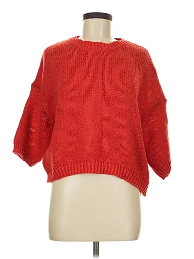 Pre-owned Shein Pullover Sweater In Red