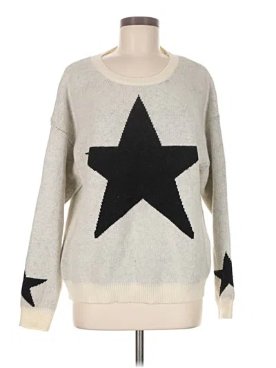 Pre-owned Shein Pullover Sweater In Silver