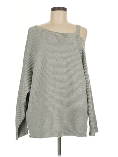 Pre-owned Shein Pullover Sweater In Silver