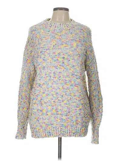 Pre-owned Shein Pullover Sweater In Silver