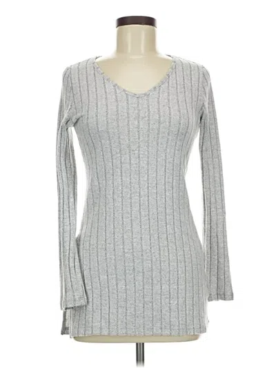 Pre-owned Shein Pullover Sweater In Silver