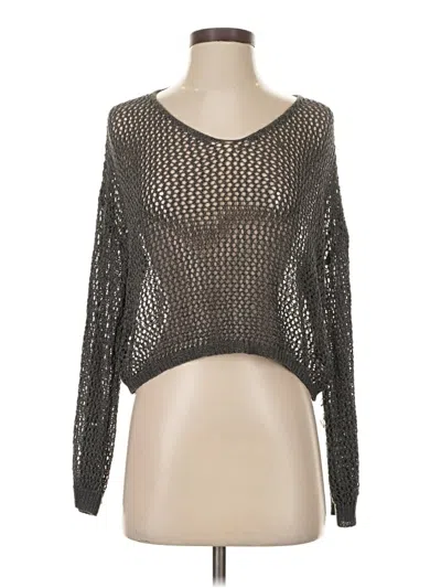 Pre-owned Shein Pullover Sweater In Silver