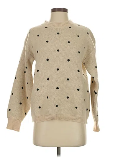 Pre-owned Shein Pullover Sweater In Tan
