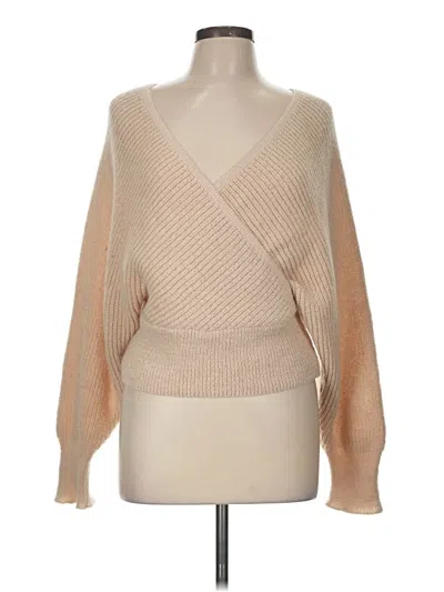 Pre-owned Shein Pullover Sweater In Tan
