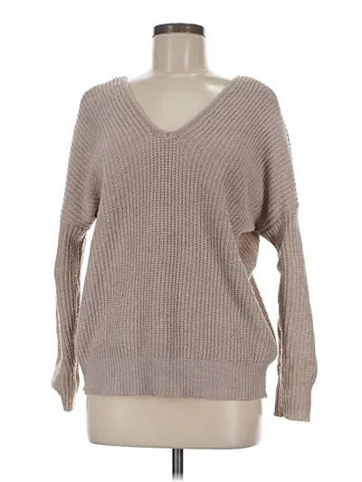 Pre-owned Shein Pullover Sweater In Tan