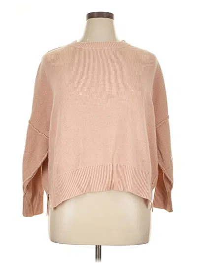 Pre-owned Shein Pullover Sweater In Tan