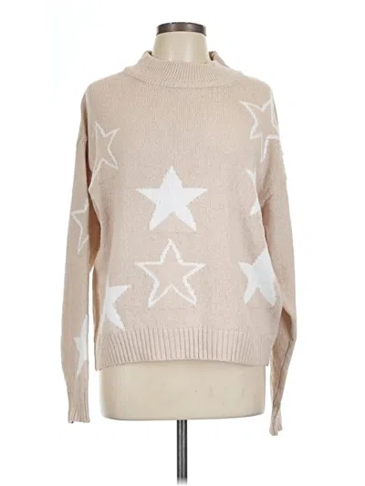 Pre-owned Shein Pullover Sweater In Tan