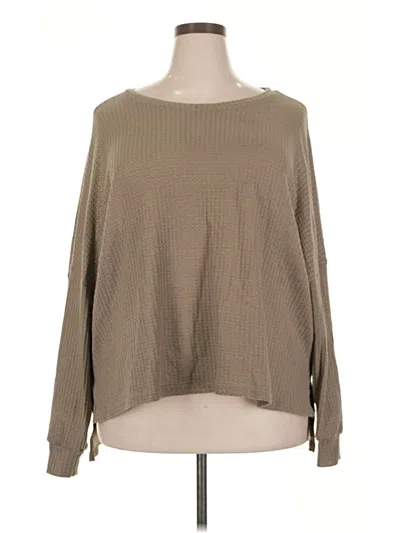 Pre-owned Shein Pullover Sweater In Tan