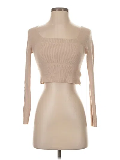 Pre-owned Shein Pullover Sweater In Tan