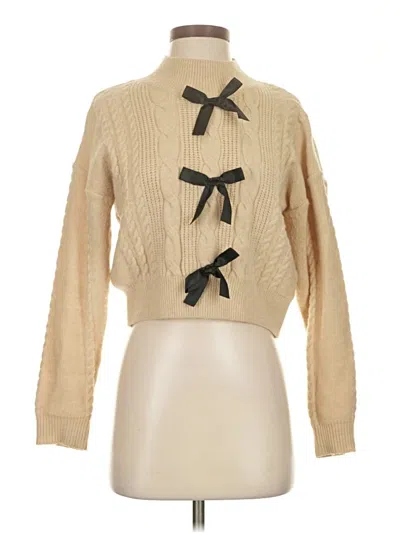 Pre-owned Shein Pullover Sweater In Tan