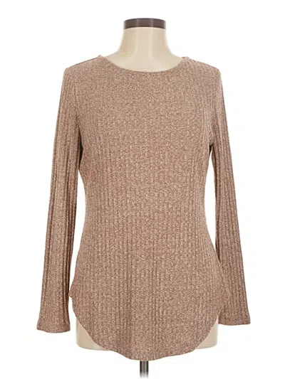 Pre-owned Shein Pullover Sweater In Tan