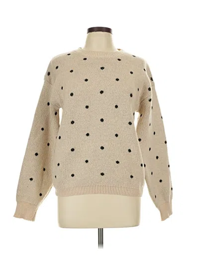 Pre-owned Shein Pullover Sweater In Tan
