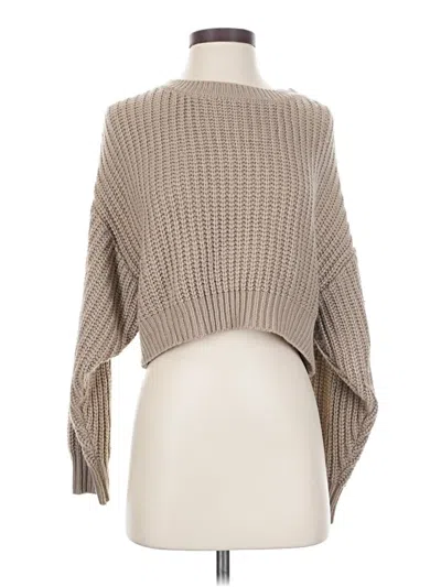 Pre-owned Shein Pullover Sweater In Tan