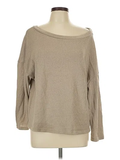 Pre-owned Shein Pullover Sweater In Tan