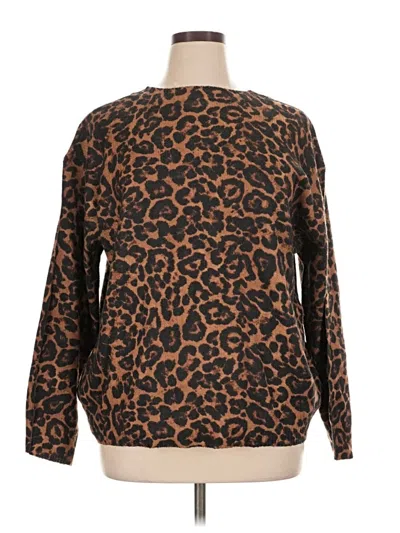 Pre-owned Shein Pullover Sweater In Tan