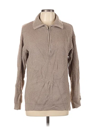 Pre-owned Shein Pullover Sweater In Tan