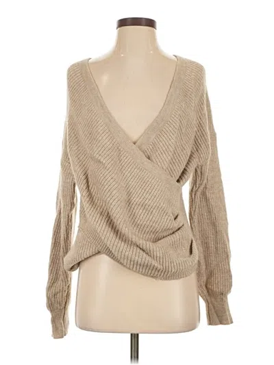 Pre-owned Shein Pullover Sweater In Tan