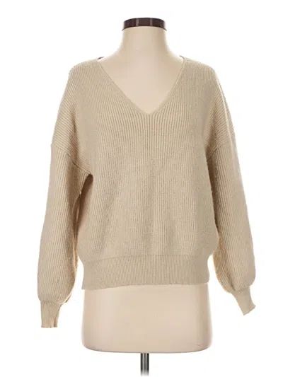 Pre-owned Shein Pullover Sweater In Tan