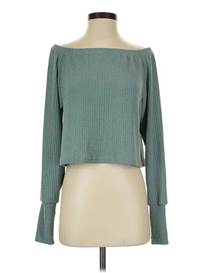 Pre-owned Shein Pullover Sweater In Teal