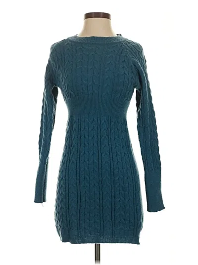 Pre-owned Shein Pullover Sweater In Teal