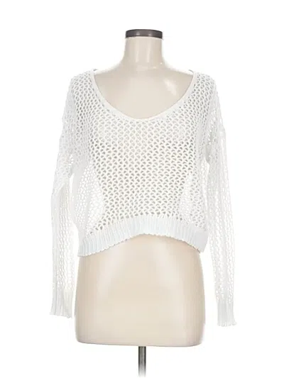 Pre-owned Shein Pullover Sweater In White