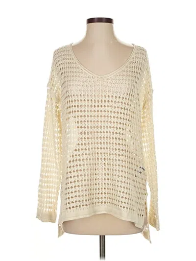 Pre-owned Shein Pullover Sweater In White