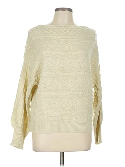 Pre-owned Shein Pullover Sweater In White