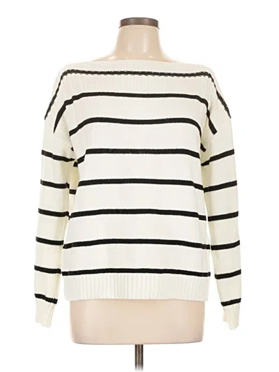 Pre-owned Shein Pullover Sweater In White