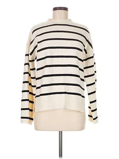 Pre-owned Shein Pullover Sweater In White