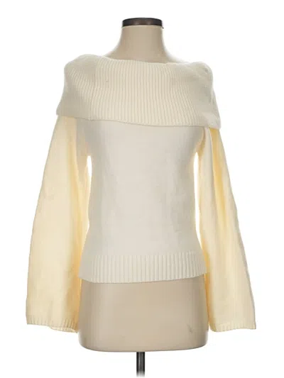 Pre-owned Shein Pullover Sweater In White