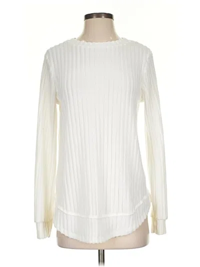 Pre-owned Shein Pullover Sweater In White