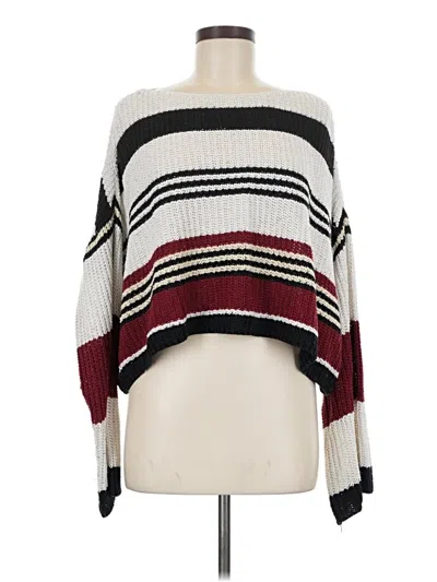 Pre-owned Shein Pullover Sweater In White