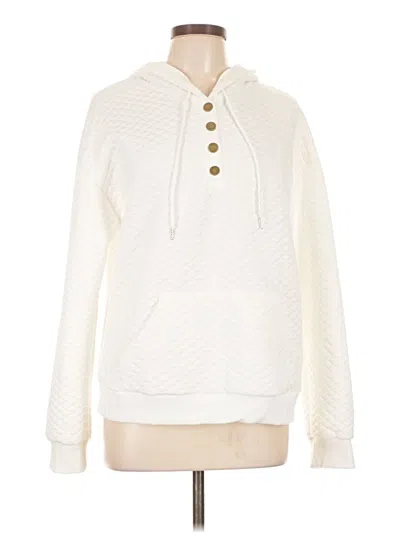 Pre-owned Shein Pullover Sweater In White