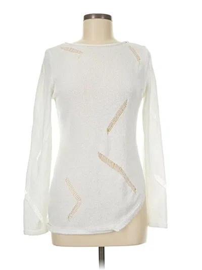 Pre-owned Shein Pullover Sweater In White